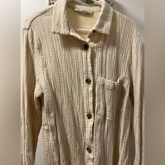 Zara oversized textured overshirt - Picture 7 of 10